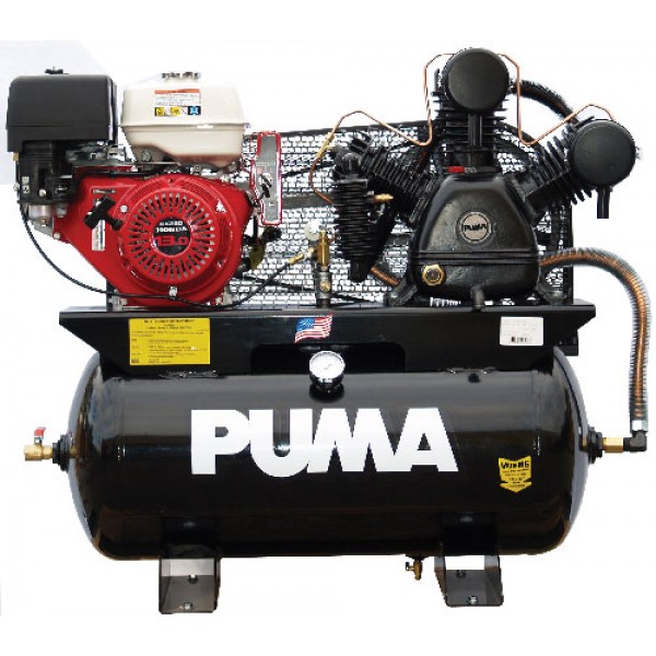 Puma Air Center TUK13030HGE Air Compressor GX390 Honda 30 GAL