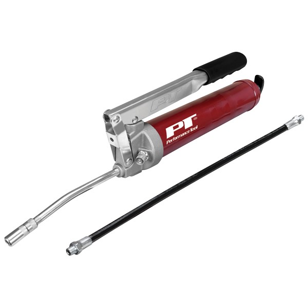 Performance Tool W54292 Grease Gun Red Professional Lever Action