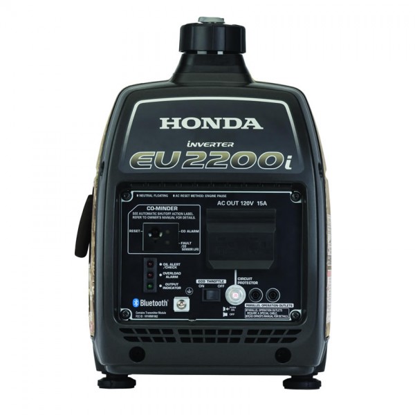 Honda EU2200TAG3 2200 watt 120V Camo inverter generator with CO-MINDER™