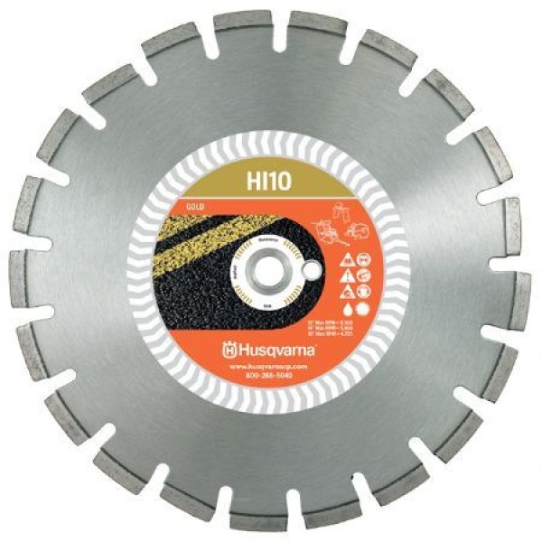 Husqvarna 542776409 Elite-Cut HI10 Diamond Blades 16 (400) x .140 x 1 DP - 20 mm B