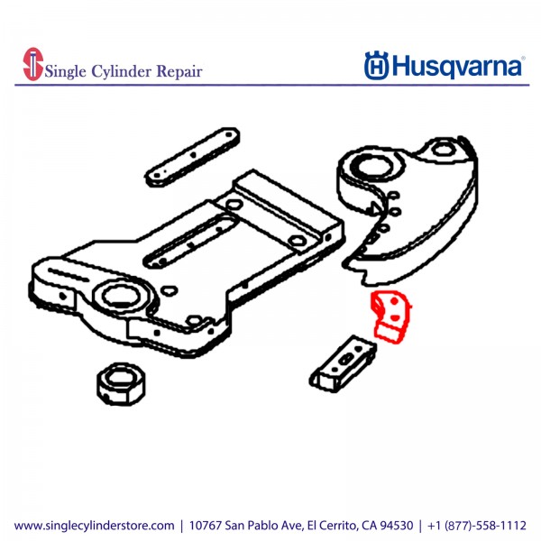 Husqvarna 587019501 Cutting blade, curved