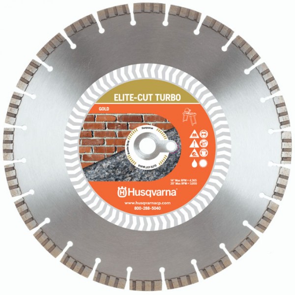 Husqvarna 589518101 Elite-Cut Turbo 20" Diamond Blades for Masonry Sawing