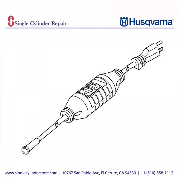 Husqvarna Cord assembly with plug, GFI, wet 594005603