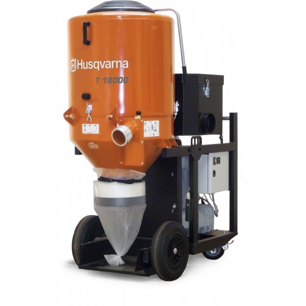 Husqvarna 967663601 T 18000 DUST EXTRACTOR 480V 3PH, Dust and Slurry Management 