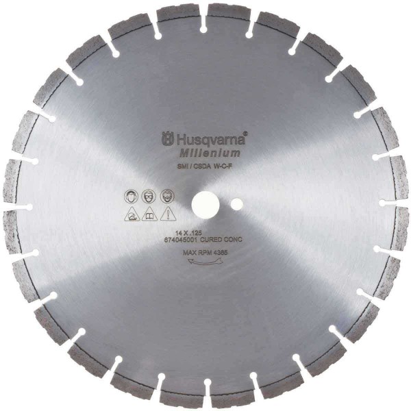Husqvarna 592879619 F720C Professional Diamond Blade 24 (600) x .187 x 1 DP LOU - Narrow Notch
