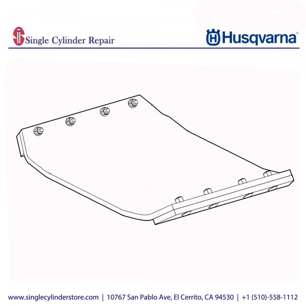 Husqvarna Paver Pad Kit for LG400 Reversible Plate Compactor 594447902