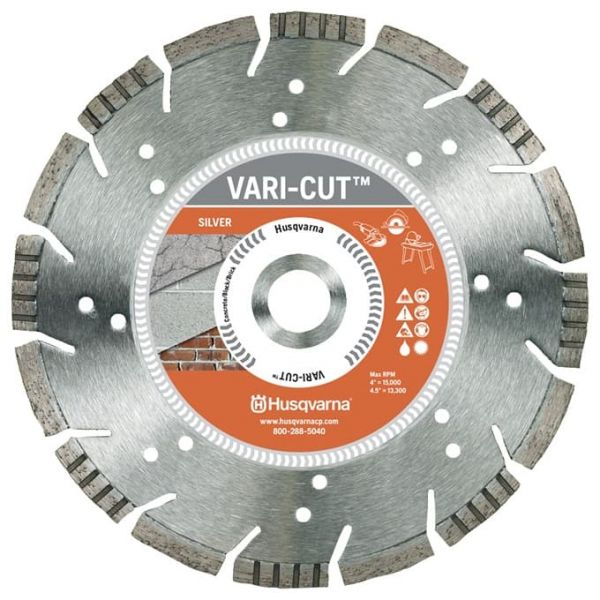 Husqvarna 501510401 Vari-Cut Diamond Blades for Tile Sawing & Small Diameter Blades