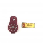 ISC 15219 Micro Pulley 1/2"" Capacity & Fixed Cheek Plates Red