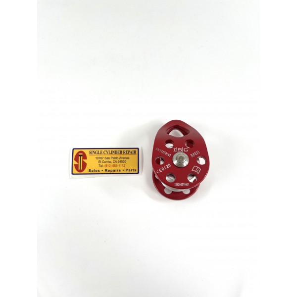 ISC 31048 Mirco Re-Direct Pulley w/ 1/2"" Capacity & Double Sheaves