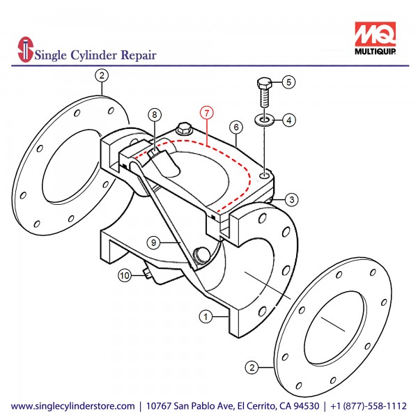 Multiquip APRD265041 Check valve O-ring