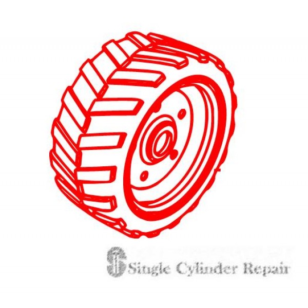 Multiquip R/H Wheel and flotation tire 60-6509RHF