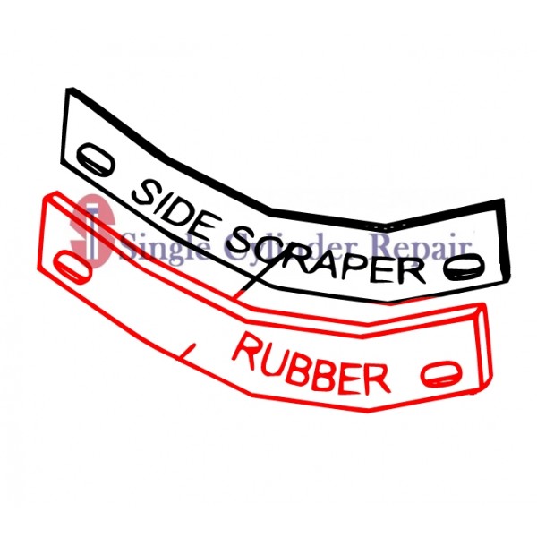 Multiquip Rubber Paddle Blade Essk 66 | EM200212