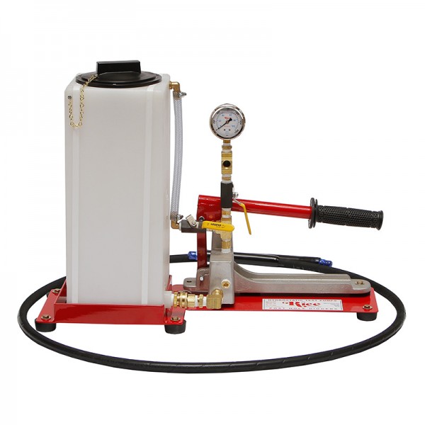 Rice Hydro MTP-1-3GT Manual Hand Operated Hydrostatic Test Pump 1000 PSI, with Reservoir Tank