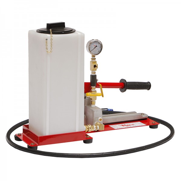 Rice Hydro MTP-15-3GT Manual Hand Operated Hydrostatic Test Pump 1500 PSI, with Reservoir Tank