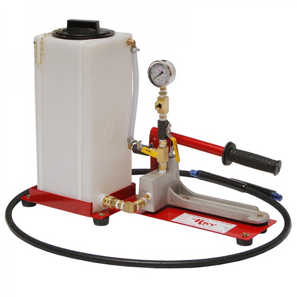 Rice Hydro MTP-5-3GT Manual Hand Operated Hydrostatic Test Pump 500 PSI, with Reservoir Tank