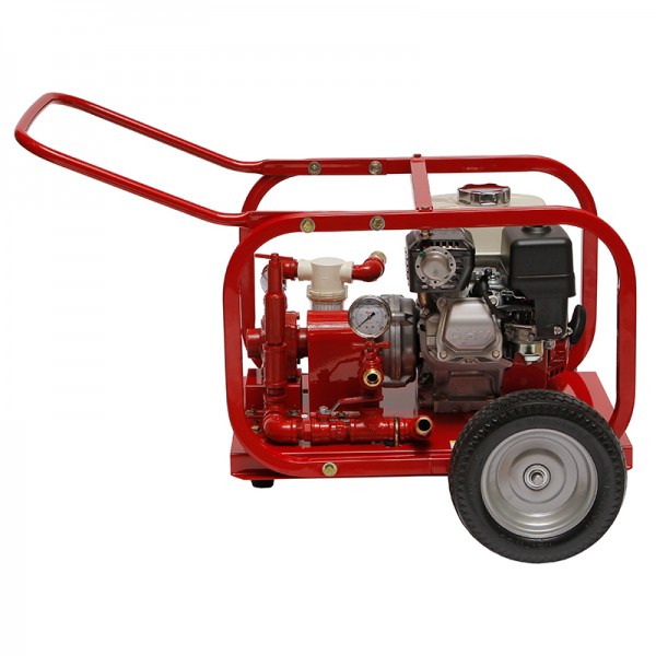 Rice Hydro RPH-2C Hydostatic Test Pump-5 GPM 300 PSI, Roller Pump, Honda Engine