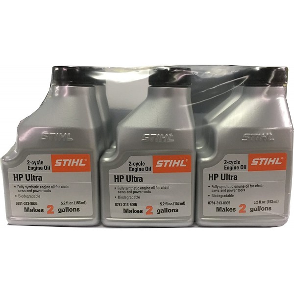 STIHL 0781 313 8007 5.2 Ounce High Performance Ultra 2 Cycle Engine Oil, 6 Pack