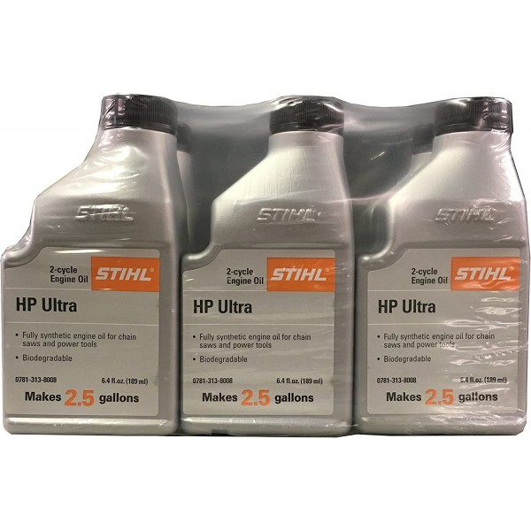 STIHL 0781 313 8010 6.4 Ounce High Performance Ultra 2 Cycle Engine Oil, 6 Pack
