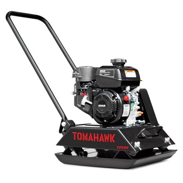 Tomahawk TPC80 6 HP Kohler Vibratory Plate Compactor Tamper with CH260 Engine