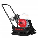 Tomahawk TPC80H + WHEELS + POLYPAD 5.5 HP Honda Vibratory Plate Compactor Tamper with GX160 Engine with Wheels and Polypad