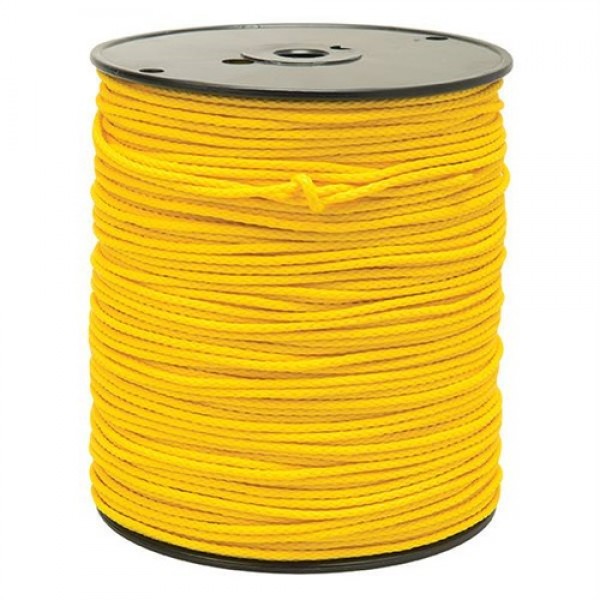 Weaver Arborist 30-1500-YE Yellow Poly Rope, 1/8"