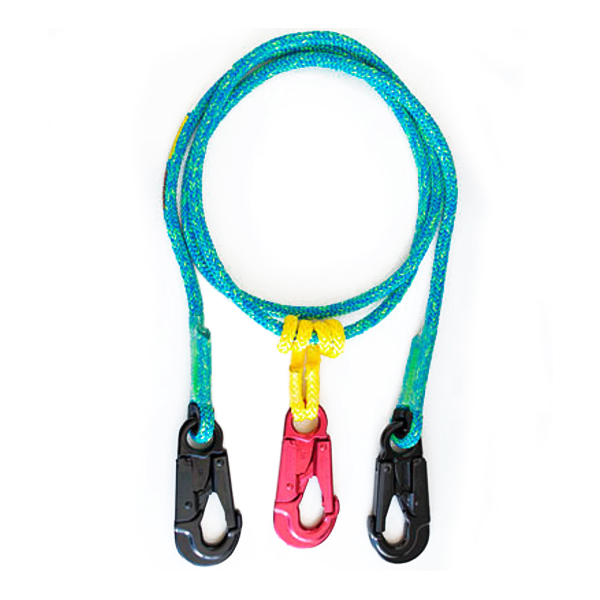 Rope Logic 33302 Grizzly Spliced 2 in 1 Lanyard 1/2"" x 10' Lightning Blue