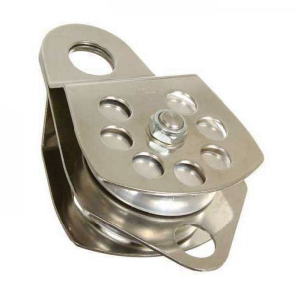 CMI 97038 Large Stainless Steel Double Sheave Pulley W/ Becket