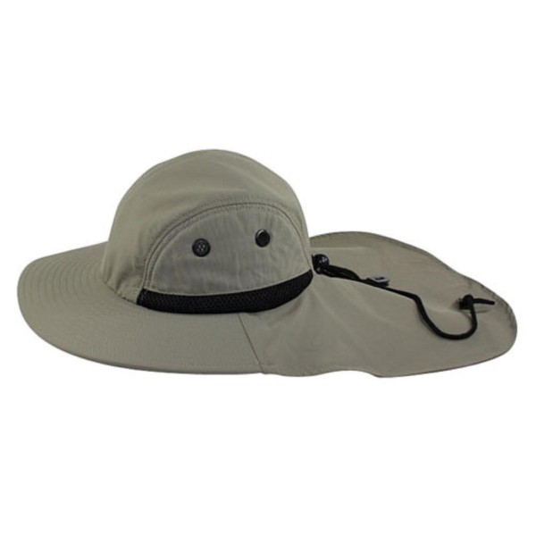 Hats CS-146-O Olive Outdoor Hat w Neck Protection