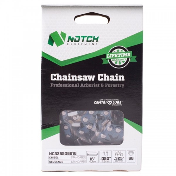 Notch NC325506616 0.325"" 0.050G 66DL 16"" bar chainsaw chain