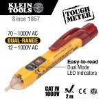 Klein Tools NCVT2PKIT  Dual Range NCVT with Receptacle Tester Electrical Test Kit