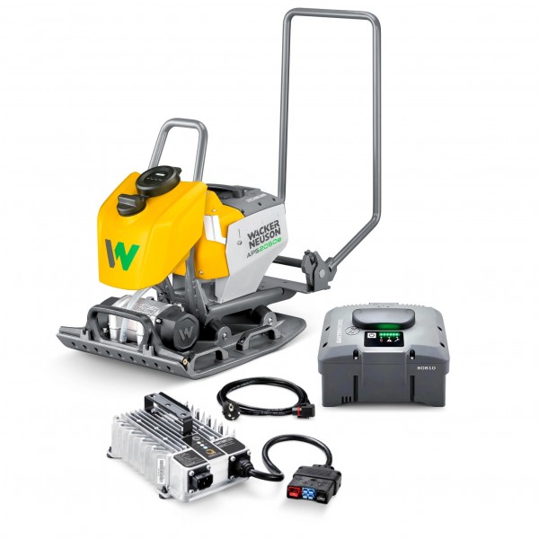 Wacker 5100072084 APS2050We Vibratory Plate w/ Batteries and Standard Charger