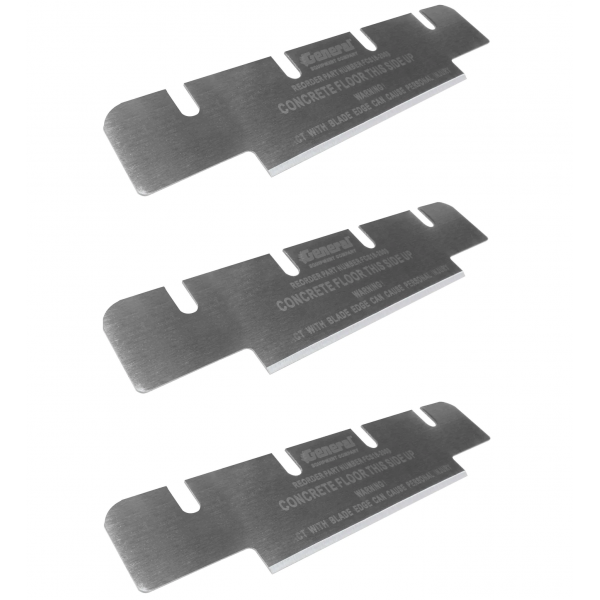 General Equipment FCS18-2000PAK3 Blade, Straight , 6" wide, Pack of 3